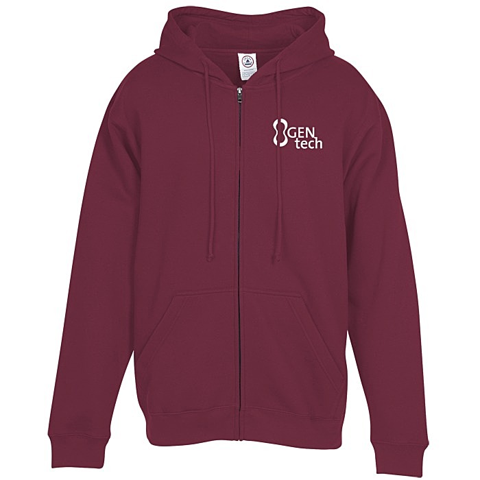Premium 9 oz. FullZip Hoodie Screen 124638S