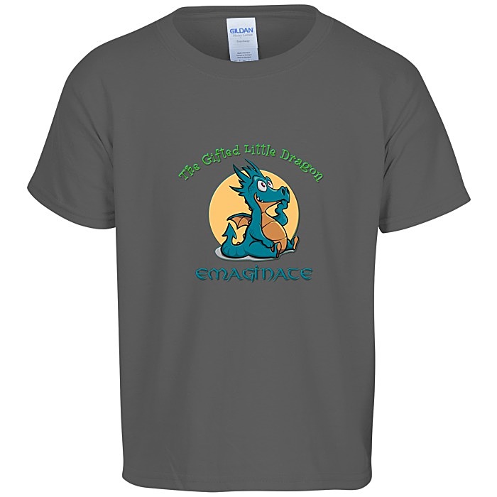 4imprint.com: Gildan 5.3 oz. Cotton T-Shirt - Youth - Full Color ...