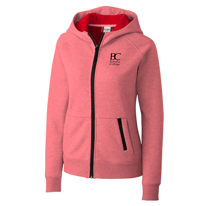 4imprint.com: Lund Bonded Fleece Full-Zip Hoodie - Ladies' - Screen ...