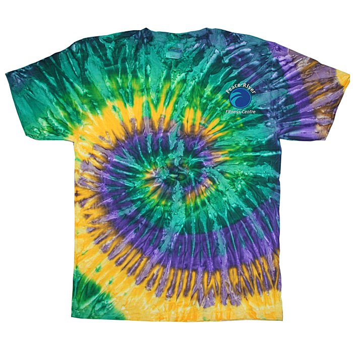 4imprint.com: Tie-Dye T-Shirt - Two-Tone Spiral - Embroidered 112078-TTS-E