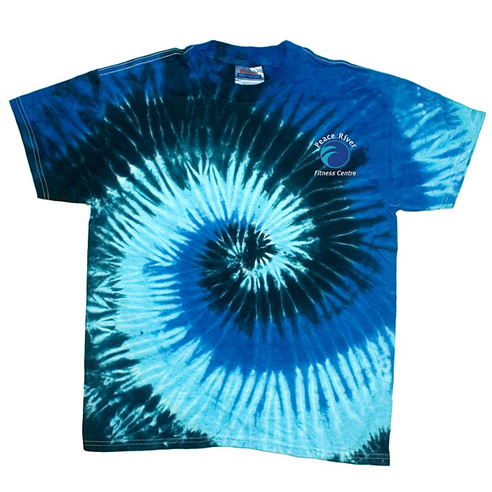 4imprint.com: Tie-Dye T-Shirt - Two-Tone Spiral - Embroidered 112078-TTS-E