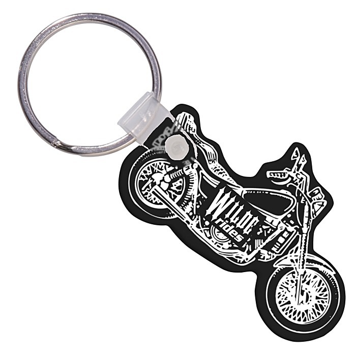 4imprint.com: Motorcycle Soft Keychain - Opaque 39212-M-S