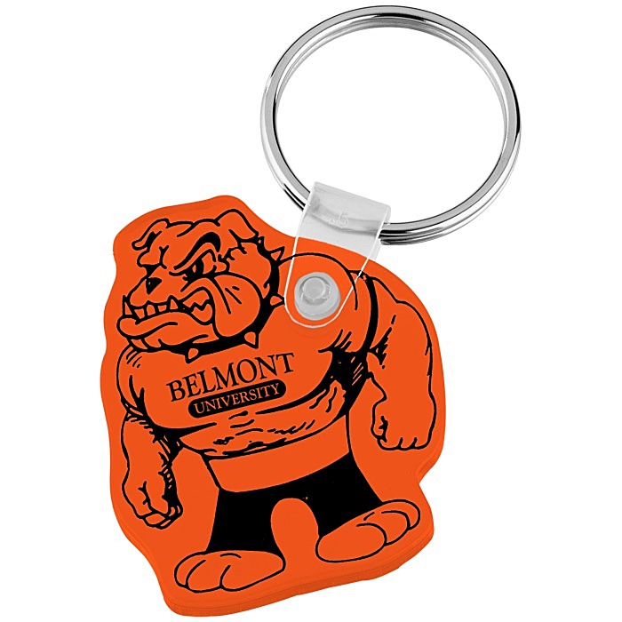 Bulldog Color Transparent Keychain For Men and Women