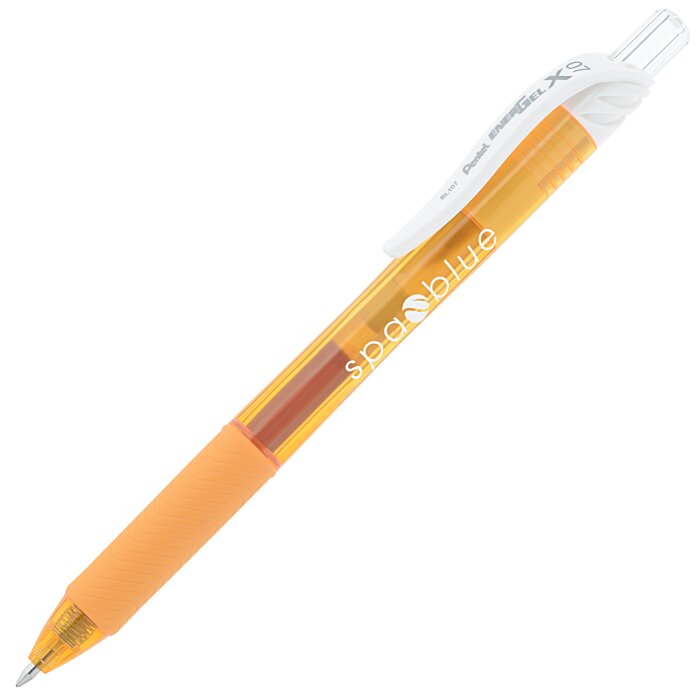 4imprint.com: Pentel EnerGel-X Pen - Translucent - White 115036-T-W