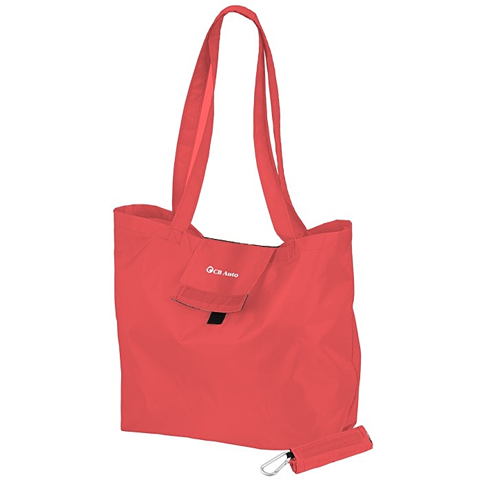 Foldable Hook and Loop Closure Tote 130829