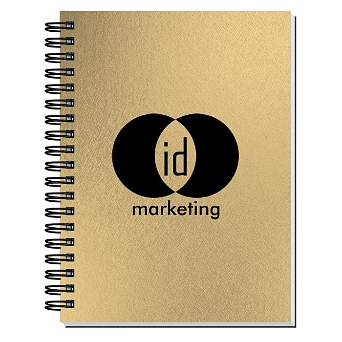 Elite Metallic Paperboard Journal with Pen 7" x 5" 50