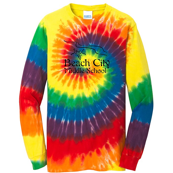 swirl tie dye shirt