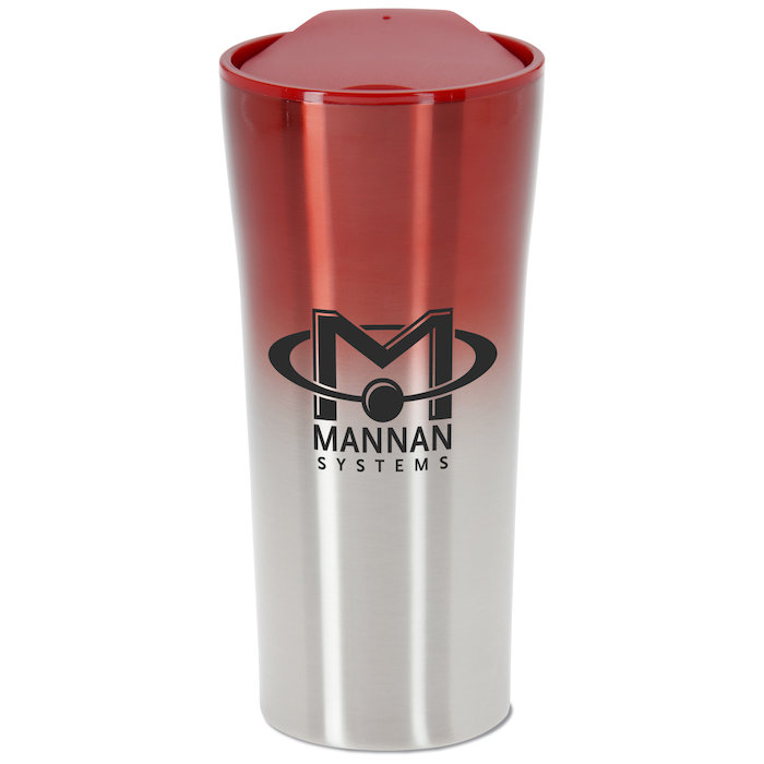 oz tumbler stainless lid swivel ombre 4imprint button promotional