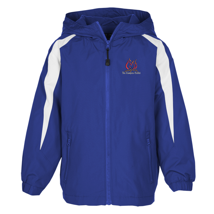 4imprint.com: Athletic Fleece Lined Colorblock Jacket - Youth 117292-Y
