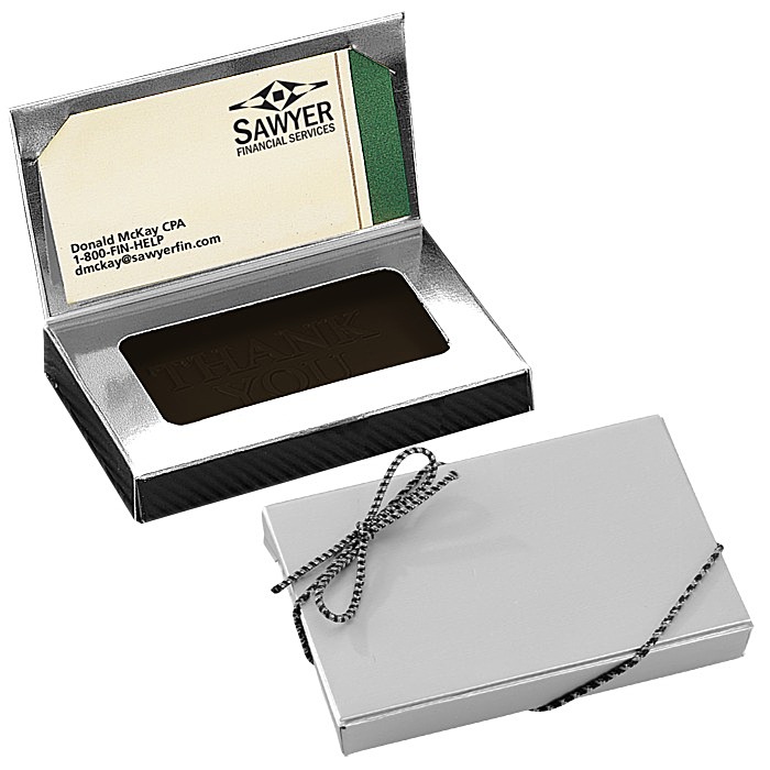 4imprint.com: Business Card Chocolate Treat - Thank You - 24 hr 2458-TY ...
