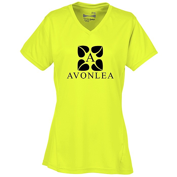 AM24062 EMBROIDER - V NECK TEE