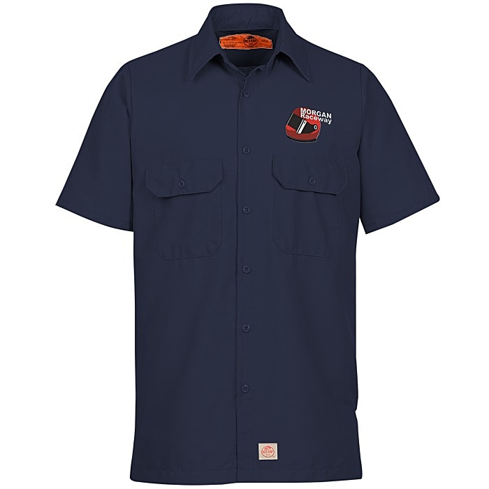 4imprint.com: Red Kap Mechanic Crew Short Sleeve Shirt 134660-SS