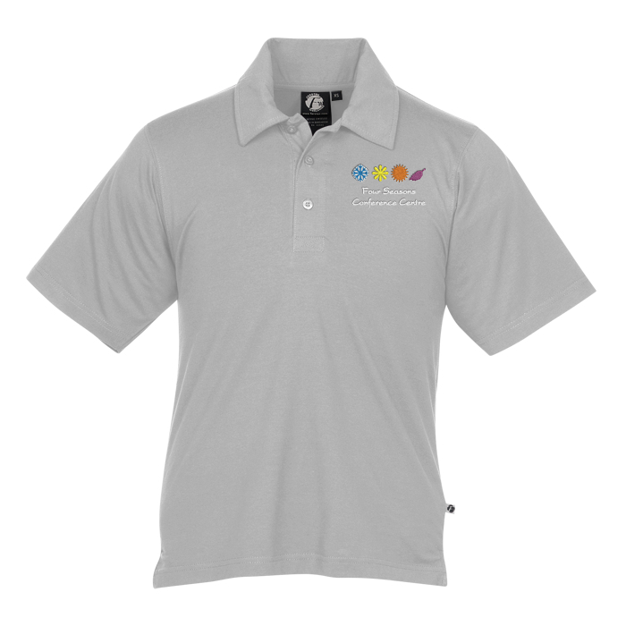 Ringspun Combed Cotton Jersey Polo Men's Embroidery