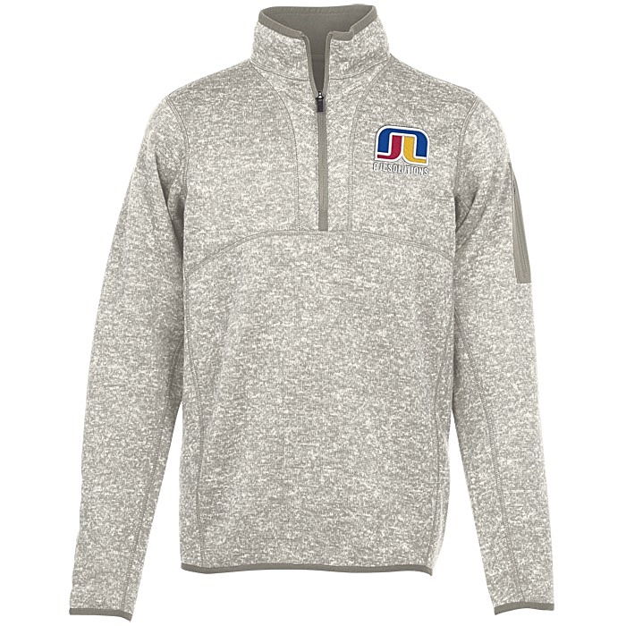 Milwaukee Brewers Antigua Women's Flier Bunker Tri-Blend Pullover  Sweatshirt - Black/White