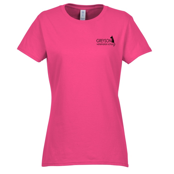 4imprint.com: Soft 4.3 oz. Fitted T-Shirt - Ladies' - Screen 140476-L-S