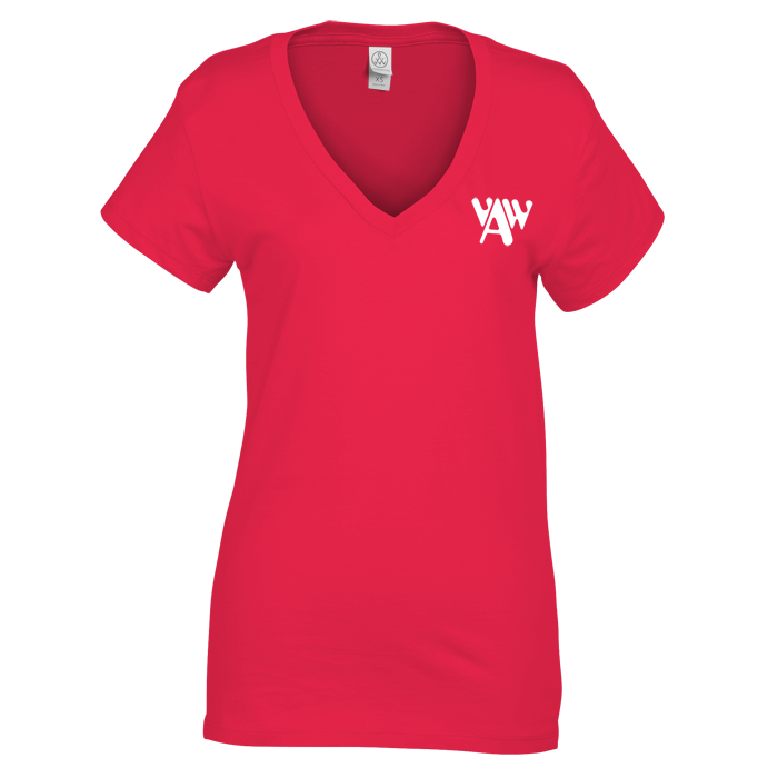 4imprint.com: Alternative Heritage V-Neck T-Shirt - Ladies' 140961-L-VN