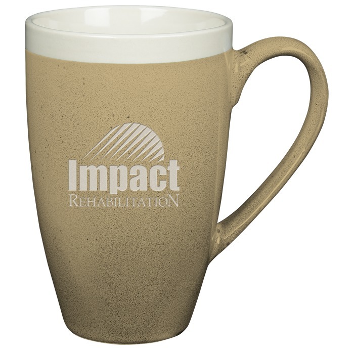 Terra Bella Ceramic Mug 17 oz. Deep Etch 136703DE