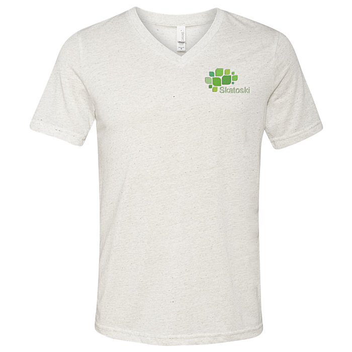 4imprint.com: Bella+Canvas Tri-Blend V-Neck T-Shirt - Men's ...