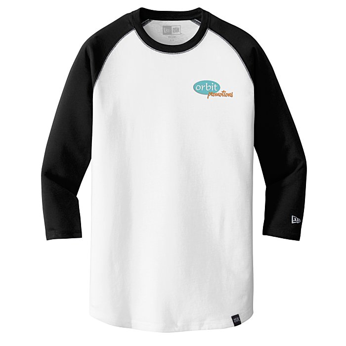 New Era Heritage Blend 3/4 Sleeve Baseball Tee Men's