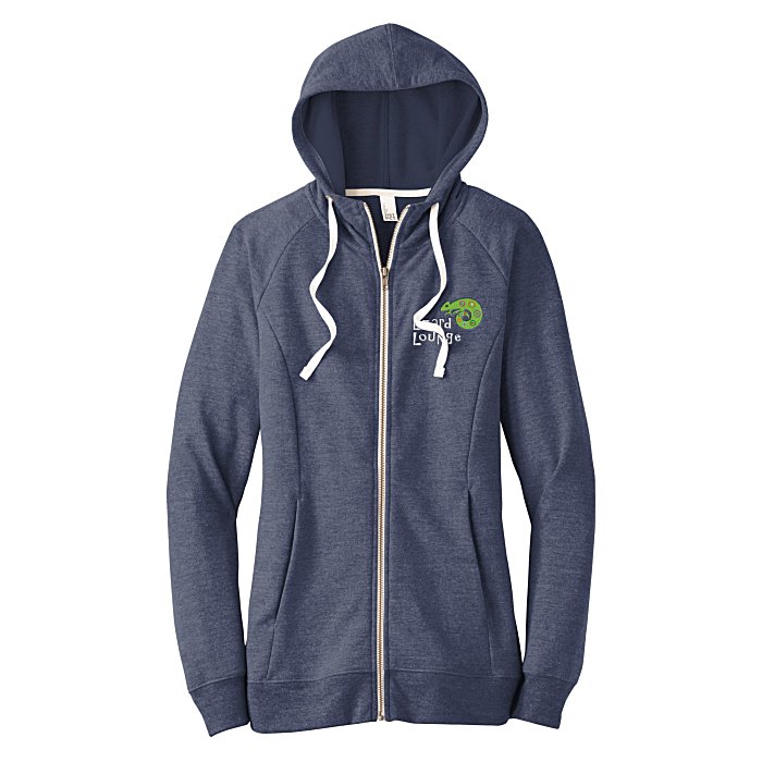 Optimal TriBlend FullZip Hoodie Ladies' Embroidered
