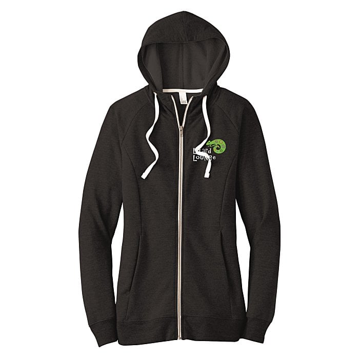 Optimal TriBlend FullZip Hoodie Ladies' Embroidered