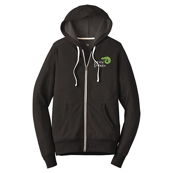 Optimal TriBlend FullZip Hoodie Men's Embroidered