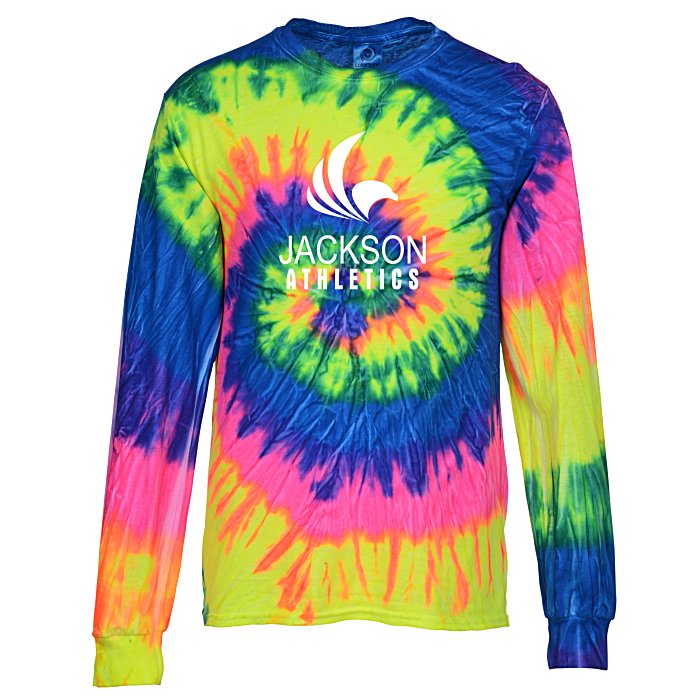 : Tie-Dye T-Shirt - Two-Tone Spiral - Screen 112078-TTS-S