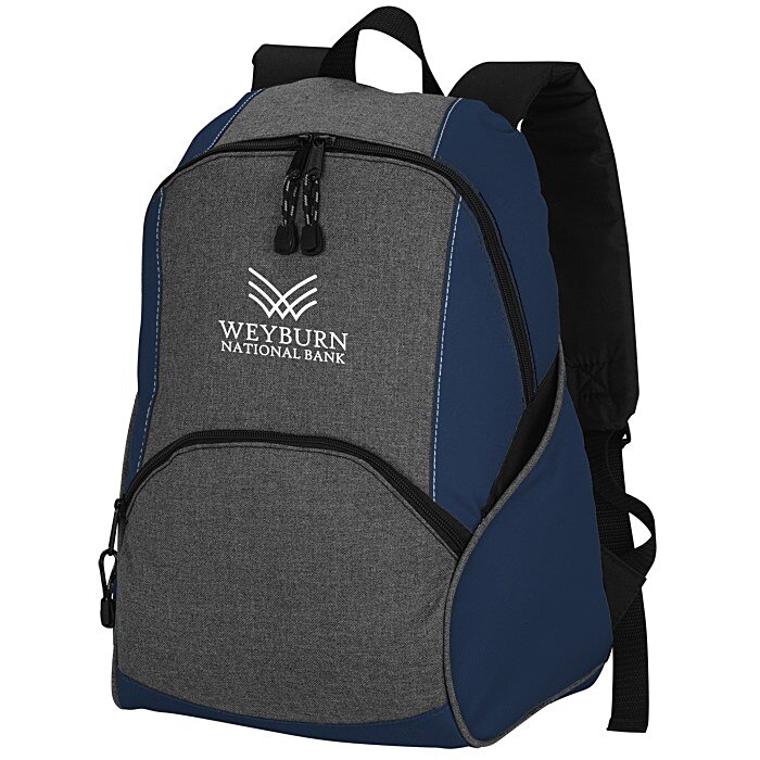 4imprint.com: On-the-Move Heathered Backpack - 24 hr 6473-H-24HR