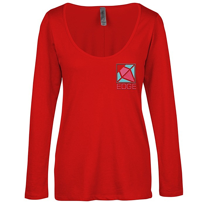 Unisex Heather CVC LS T