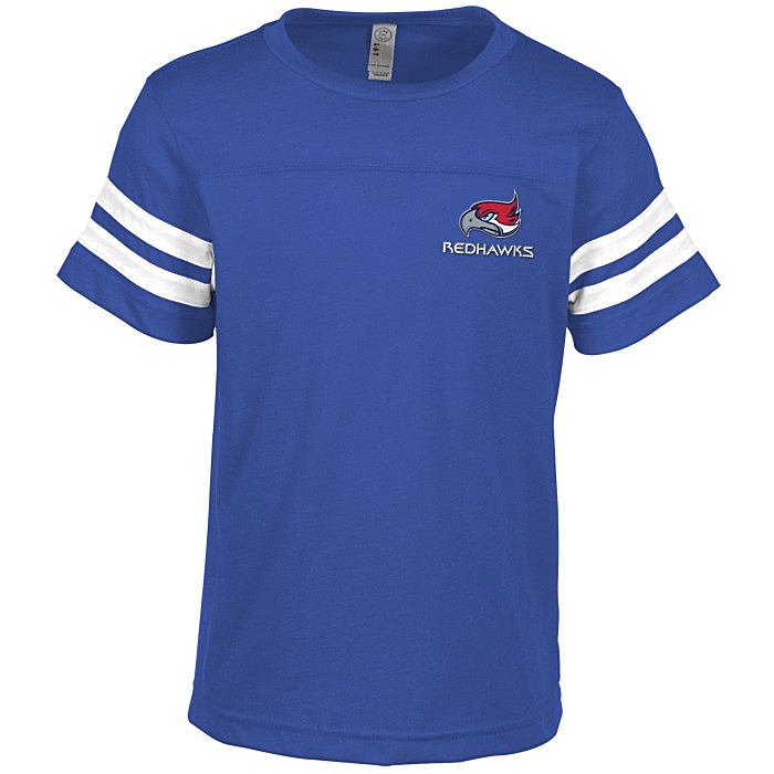 LAT Fine Jersey Football TShirt Youth Embroidered