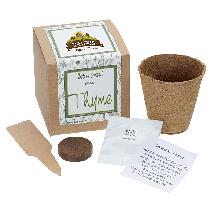 4imprint.com: Growable Planter Gift Kit - Herbs - 24 hr 144688-H-24HR