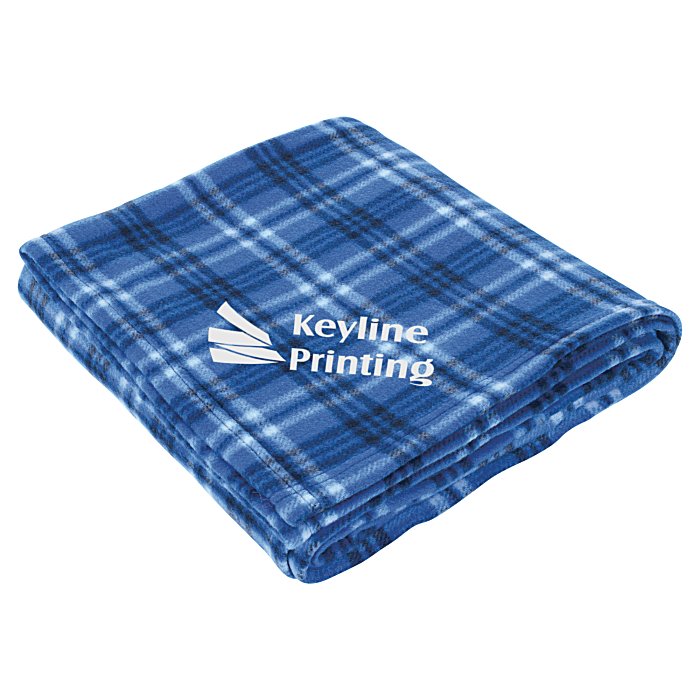 4imprint.com: Plaid Fleece Blanket 151996