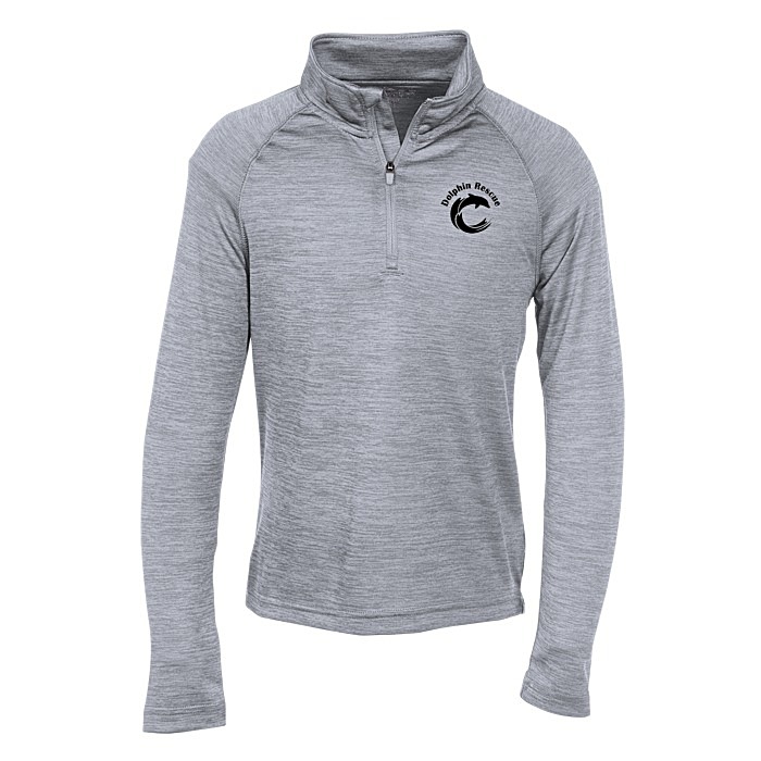 4imprint.com: Space-Dyed 1/4-Zip Performance Pullover - Youth - Screen ...