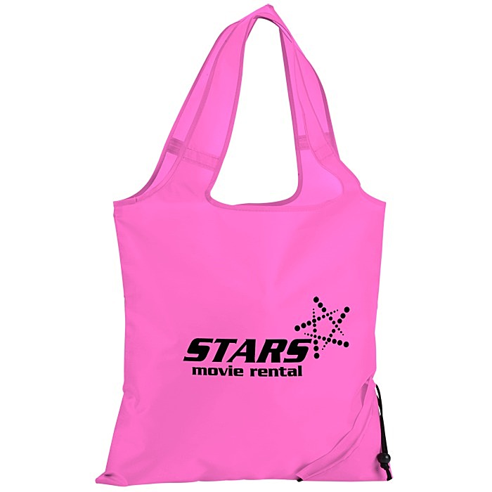 neon pink tote