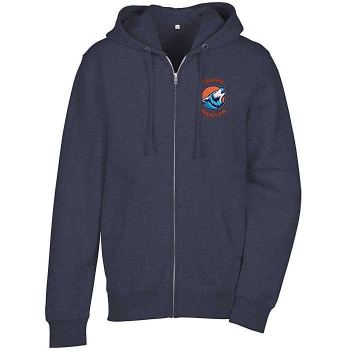 4imprint.com: Ultimate 8.3 oz. CVC Fleece Full-Zip Hoodie - Men's ...