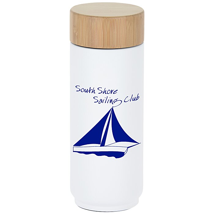 Tigard Vacuum Bottle with Bamboo Lid 16 oz. 164749