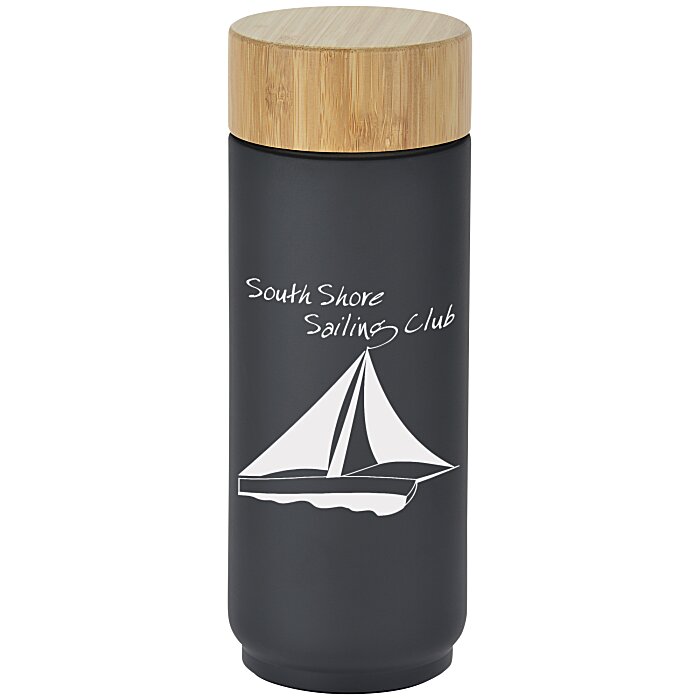 Tigard Vacuum Bottle with Bamboo Lid 16 oz. 164749