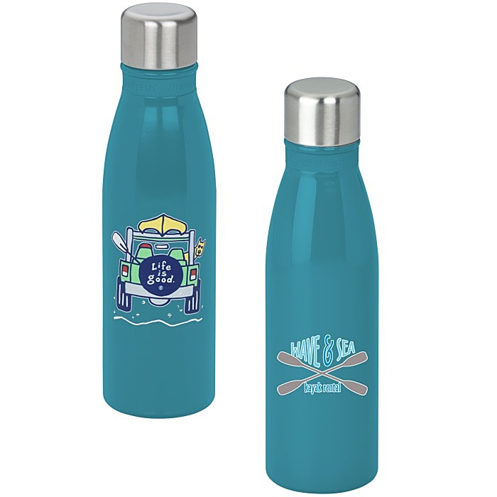 4imprint.com: Life is Good Refresh Mayon Bottle – 18 oz. - Full Color ...