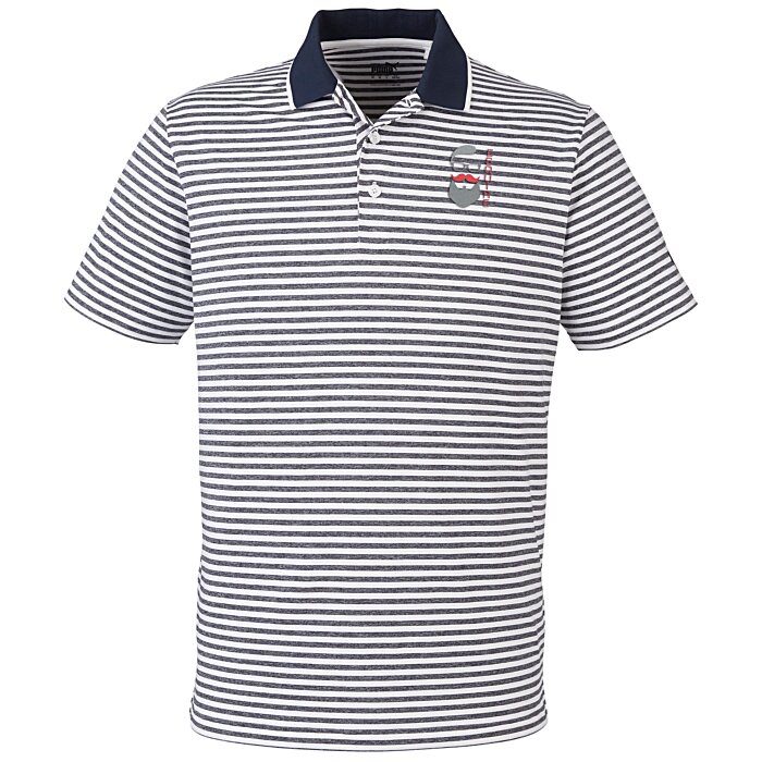 4imprint.com: Puma Golf Mattr Feeder Stripe Polo 165628