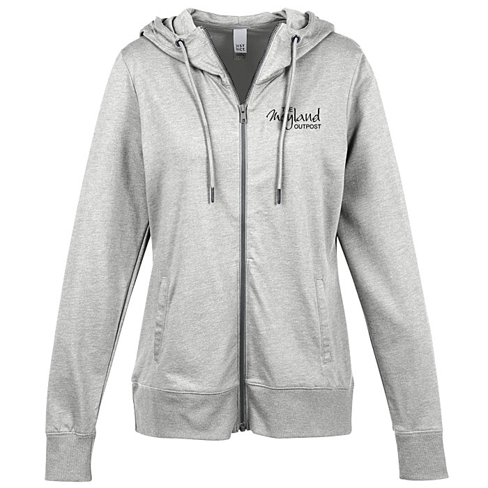4imprint.com: District Lightweight French Terry Full-Zip Hoodie ...