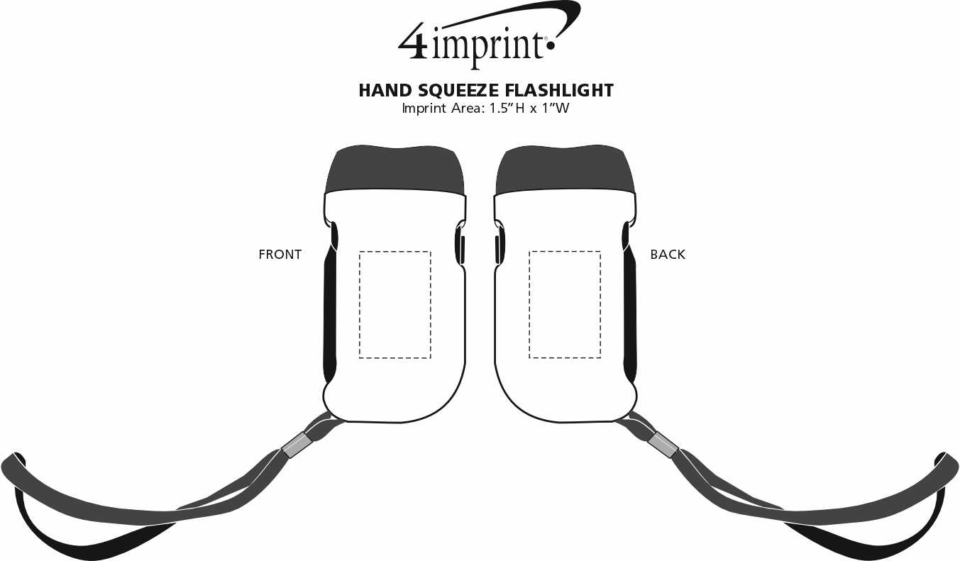 Imprint Area of Hand Squeeze Flashlight