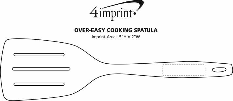 Imprint Area of Over-Easy Cooking Spatula