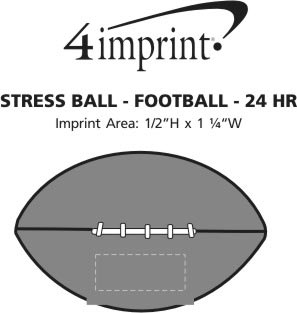 Imprint Area of Stress Reliever - Football - 24 hr