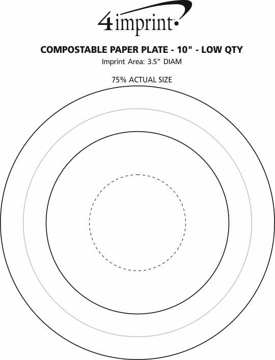Paper Plate 10" Low Qty 10122110LQ