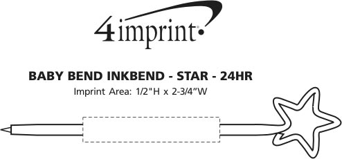 Imprint Area of Baby Bend - Star - 24 hr