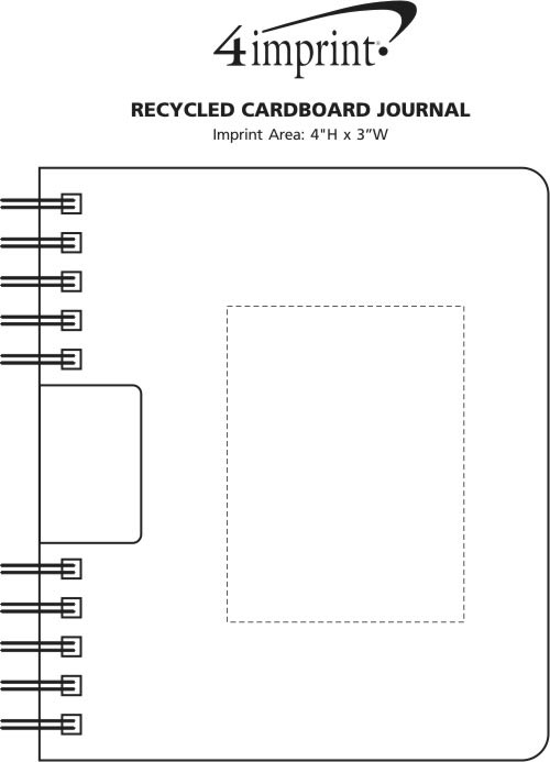 Recycled Cardboard Journal 101852