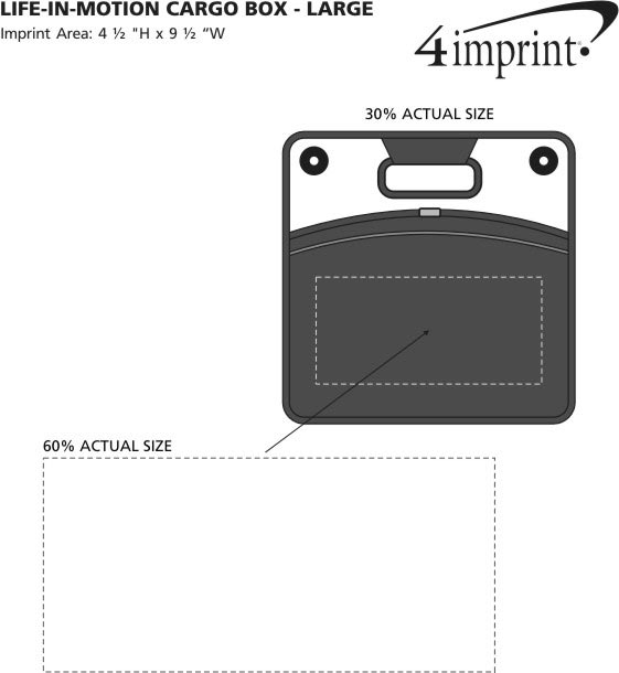 Imprint Area of Life in Motion Cargo Box - Large