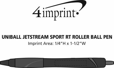 Imprint Area of uni-ball Jetstream Sport RT Rollerball Pen