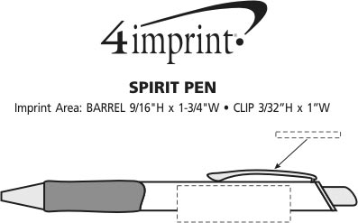 Imprint Area of Spirit Pen - Opaque