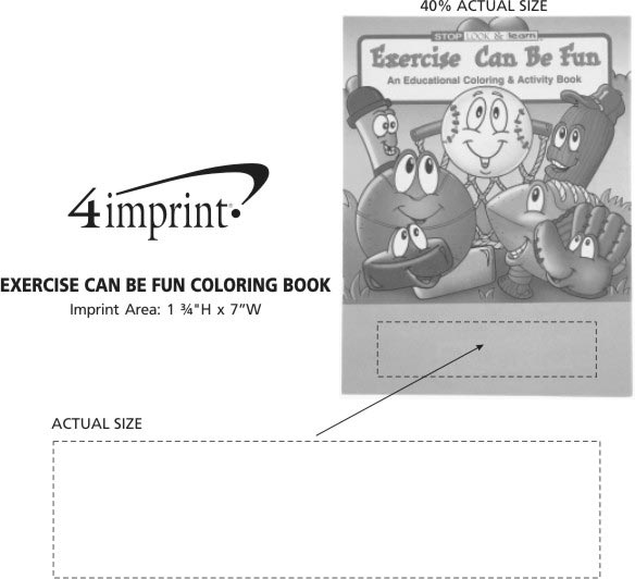 Imprint Area of Exercise Can Be Fun Coloring Book